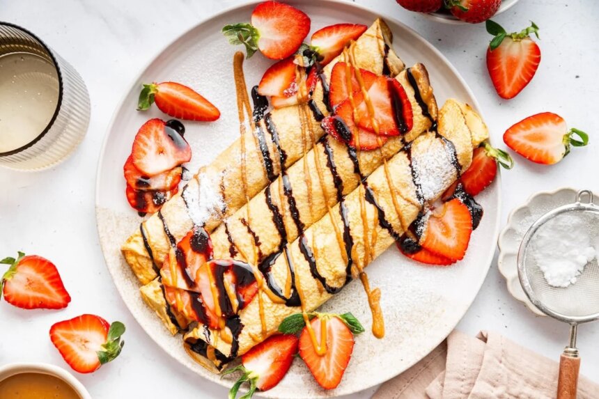 High-Protein Crepes